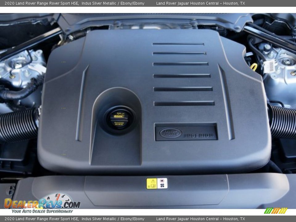 2020 Land Rover Range Rover Sport HSE Indus Silver Metallic / Ebony/Ebony Photo #31