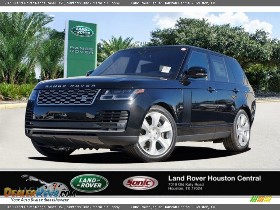 2020 Land Rover Range Rover HSE Santorini Black Metallic / Ebony Photo #1