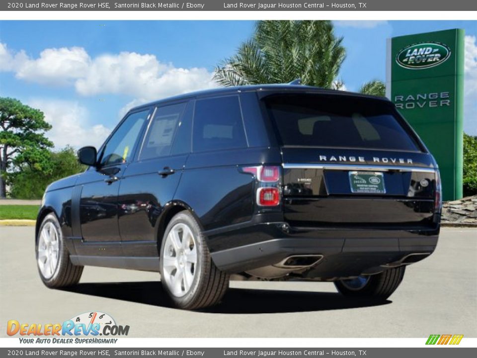 2020 Land Rover Range Rover HSE Santorini Black Metallic / Ebony Photo #3