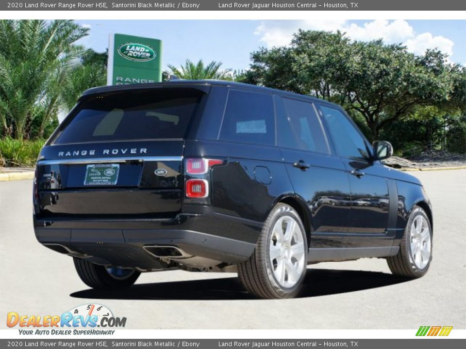 2020 Land Rover Range Rover HSE Santorini Black Metallic / Ebony Photo #4