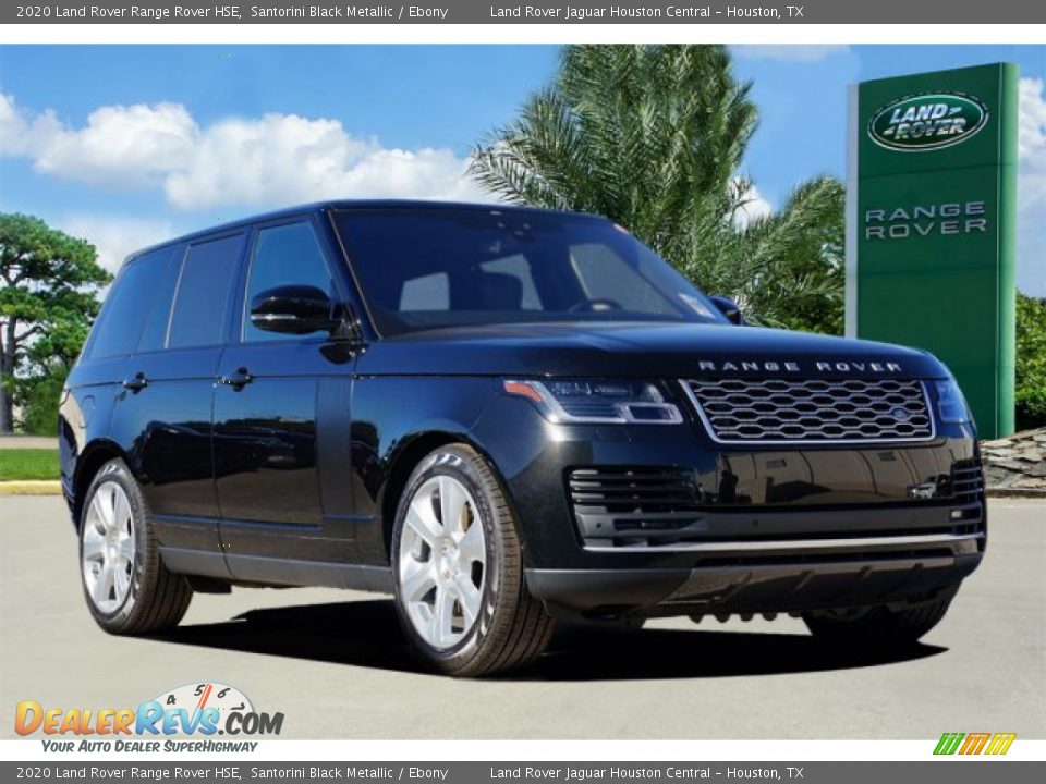 2020 Land Rover Range Rover HSE Santorini Black Metallic / Ebony Photo #5