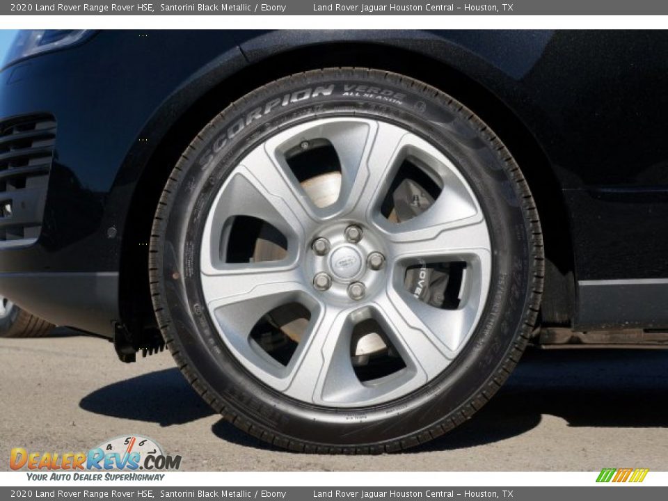 2020 Land Rover Range Rover HSE Santorini Black Metallic / Ebony Photo #8
