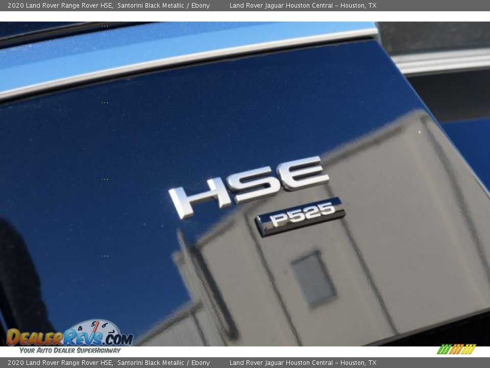 2020 Land Rover Range Rover HSE Santorini Black Metallic / Ebony Photo #9