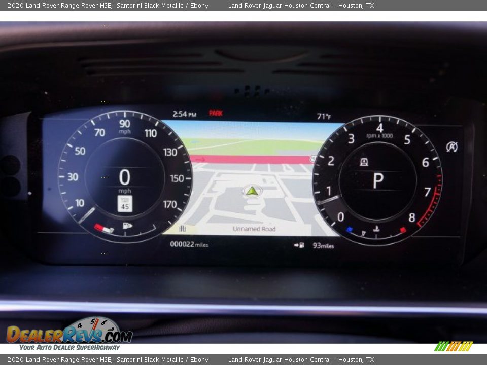 2020 Land Rover Range Rover HSE Santorini Black Metallic / Ebony Photo #13