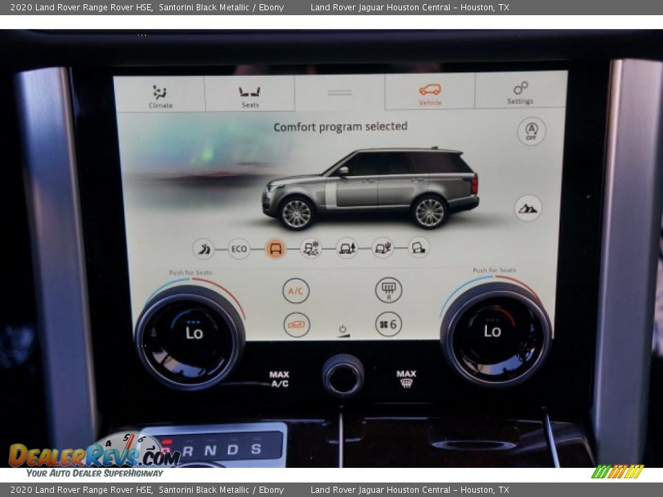 2020 Land Rover Range Rover HSE Santorini Black Metallic / Ebony Photo #16