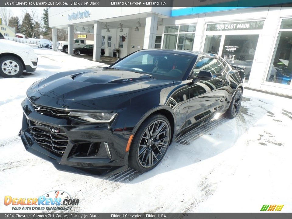 2020 Chevrolet Camaro ZL1 Coupe Black / Jet Black Photo #2