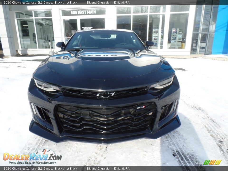 2020 Chevrolet Camaro ZL1 Coupe Black / Jet Black Photo #3