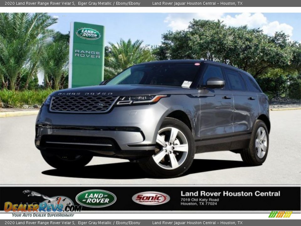 2020 Land Rover Range Rover Velar S Eiger Gray Metallic / Ebony/Ebony Photo #1