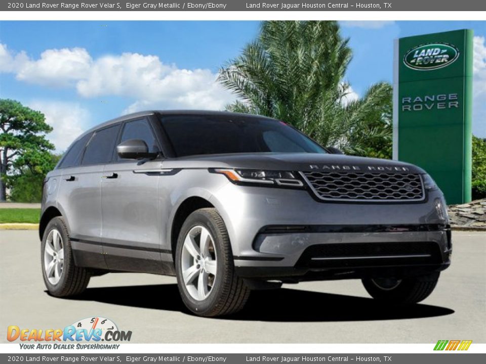 2020 Land Rover Range Rover Velar S Eiger Gray Metallic / Ebony/Ebony Photo #5