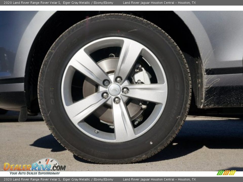 2020 Land Rover Range Rover Velar S Eiger Gray Metallic / Ebony/Ebony Photo #8