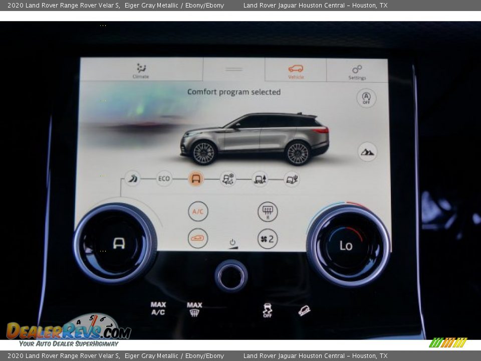 2020 Land Rover Range Rover Velar S Eiger Gray Metallic / Ebony/Ebony Photo #16