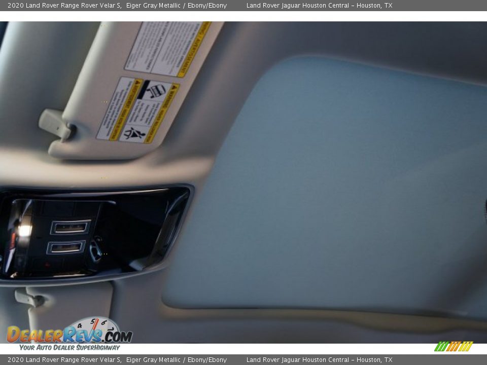2020 Land Rover Range Rover Velar S Eiger Gray Metallic / Ebony/Ebony Photo #26