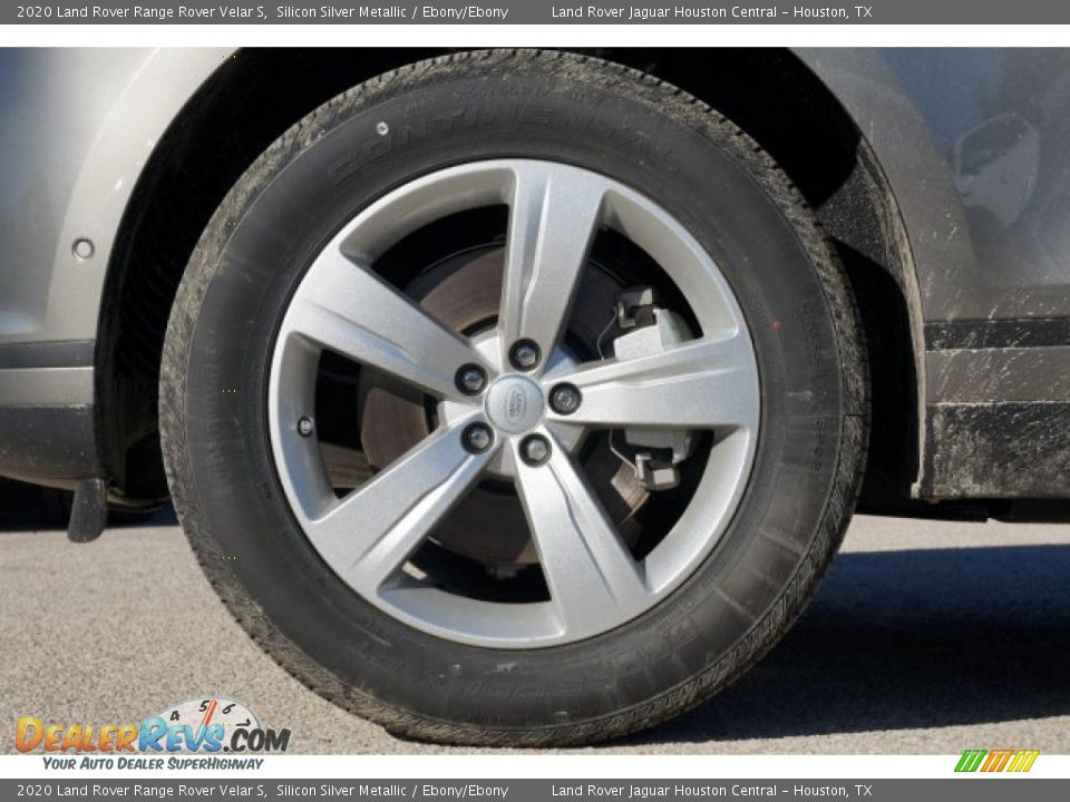 2020 Land Rover Range Rover Velar S Silicon Silver Metallic / Ebony/Ebony Photo #8