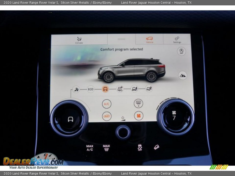 2020 Land Rover Range Rover Velar S Silicon Silver Metallic / Ebony/Ebony Photo #16