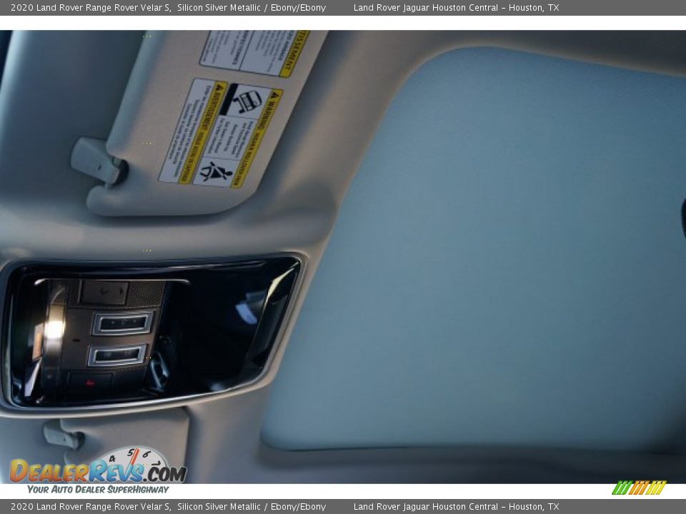 2020 Land Rover Range Rover Velar S Silicon Silver Metallic / Ebony/Ebony Photo #26