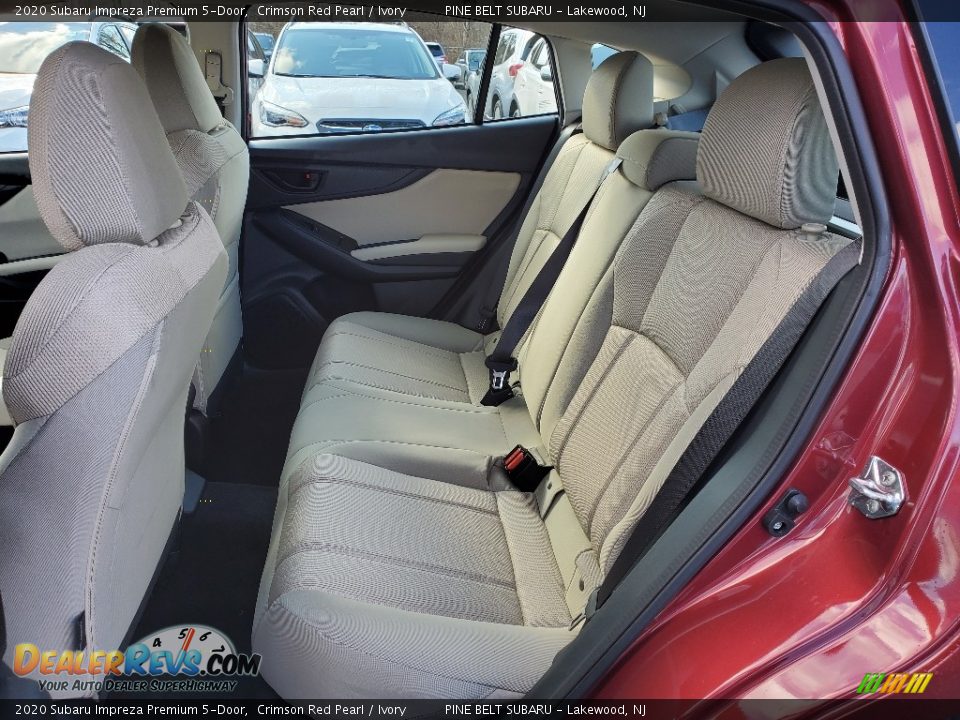 2020 Subaru Impreza Premium 5-Door Crimson Red Pearl / Ivory Photo #6