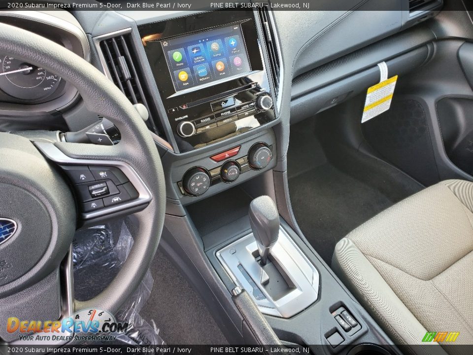 2020 Subaru Impreza Premium 5-Door Dark Blue Pearl / Ivory Photo #10