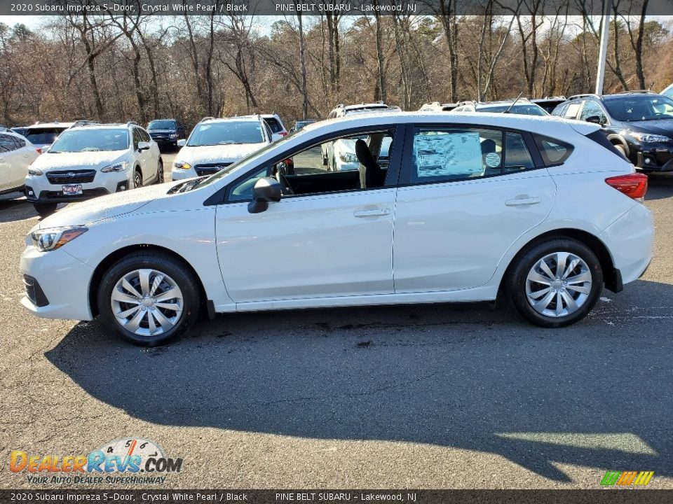 2020 Subaru Impreza 5-Door Crystal White Pearl / Black Photo #3