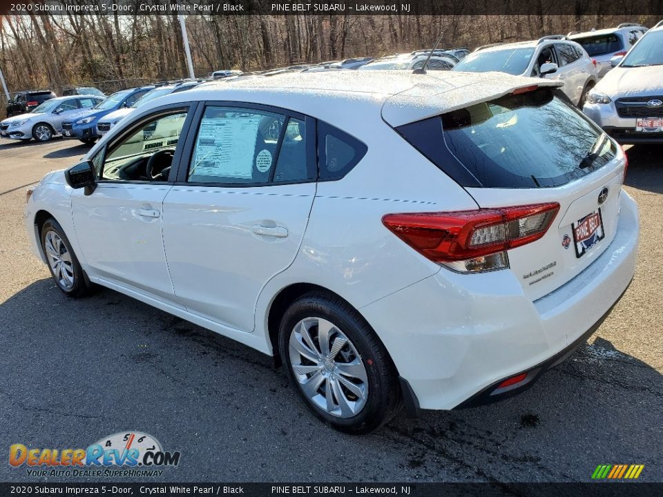 2020 Subaru Impreza 5-Door Crystal White Pearl / Black Photo #4