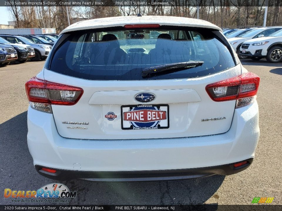 2020 Subaru Impreza 5-Door Crystal White Pearl / Black Photo #5