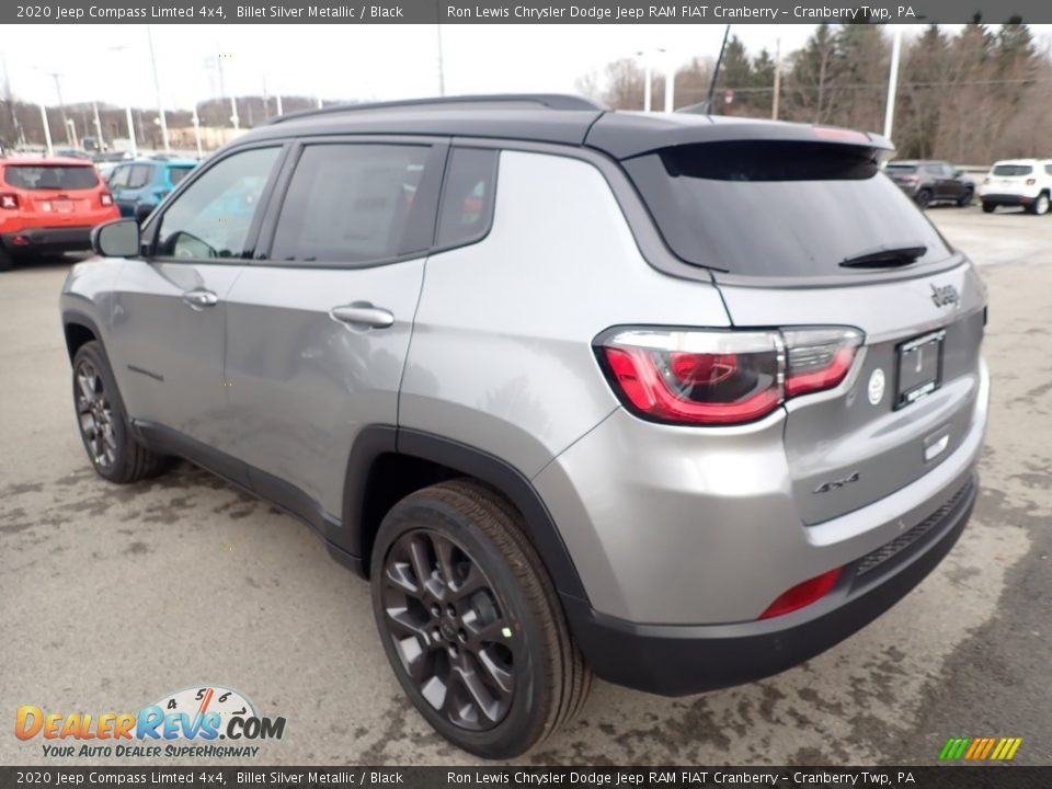 2020 Jeep Compass Limted 4x4 Billet Silver Metallic / Black Photo #3