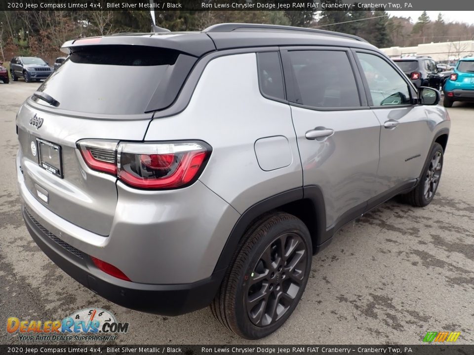 2020 Jeep Compass Limted 4x4 Billet Silver Metallic / Black Photo #5