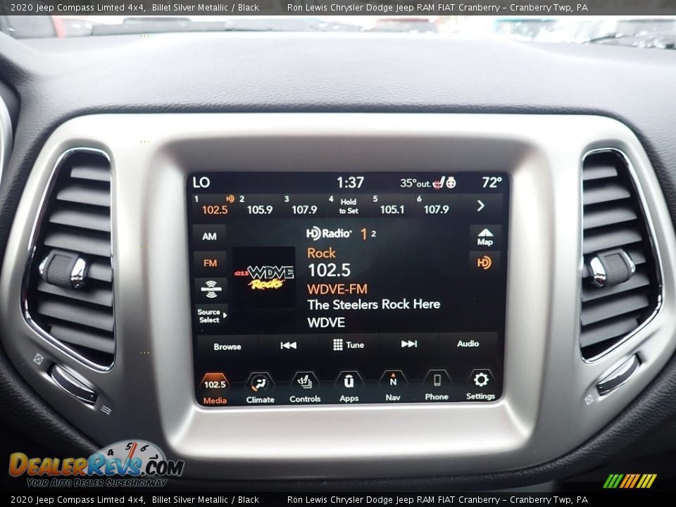 2020 Jeep Compass Limted 4x4 Billet Silver Metallic / Black Photo #17