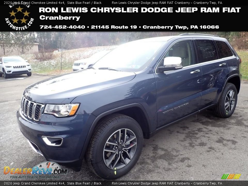 2020 Jeep Grand Cherokee Limited 4x4 Slate Blue Pearl / Black Photo #1