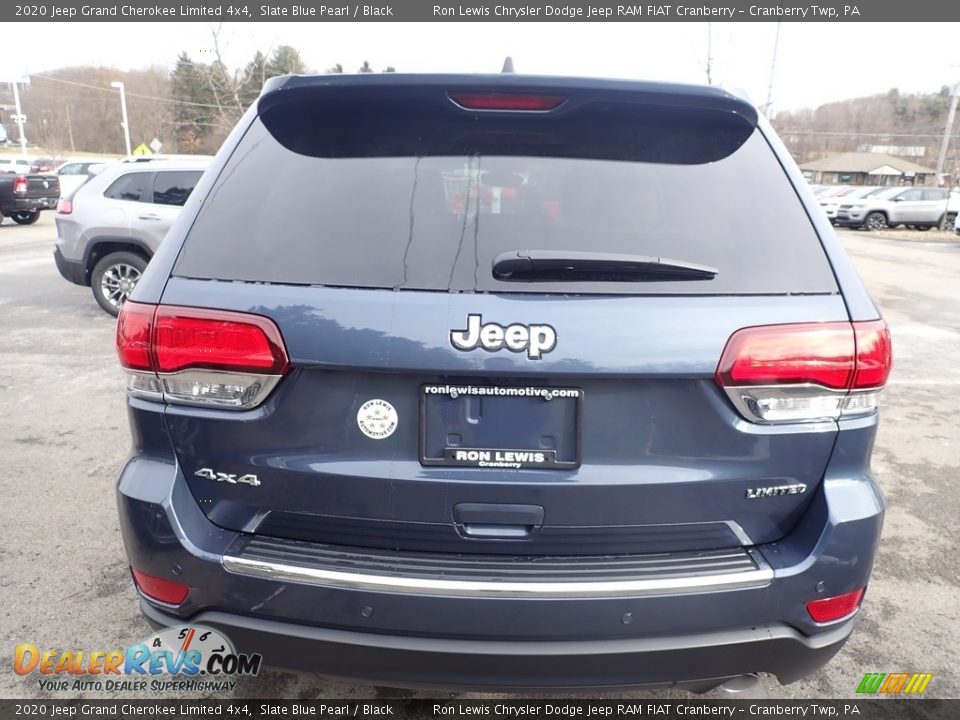 2020 Jeep Grand Cherokee Limited 4x4 Slate Blue Pearl / Black Photo #4