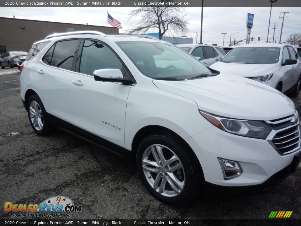 2020 Chevrolet Equinox Premier AWD Summit White / Jet Black Photo #3