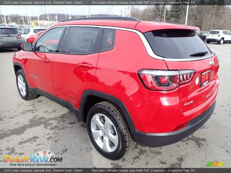 2020 Jeep Compass Latitude 4x4 Redline Pearl / Black Photo #3