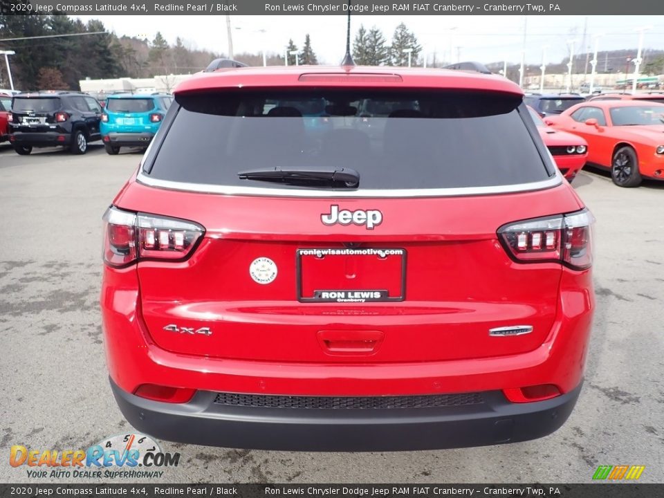 2020 Jeep Compass Latitude 4x4 Redline Pearl / Black Photo #4