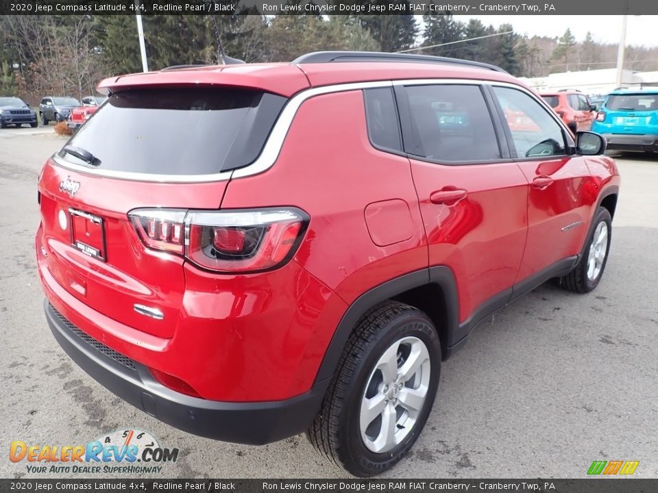 2020 Jeep Compass Latitude 4x4 Redline Pearl / Black Photo #5