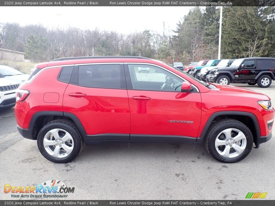 2020 Jeep Compass Latitude 4x4 Redline Pearl / Black Photo #6