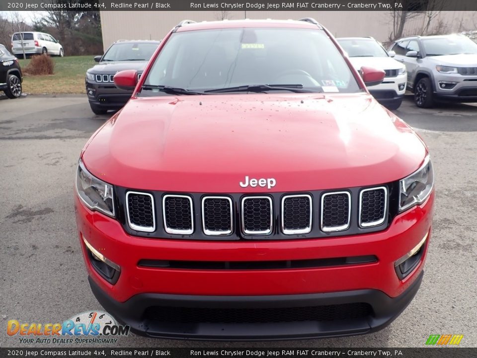 2020 Jeep Compass Latitude 4x4 Redline Pearl / Black Photo #8