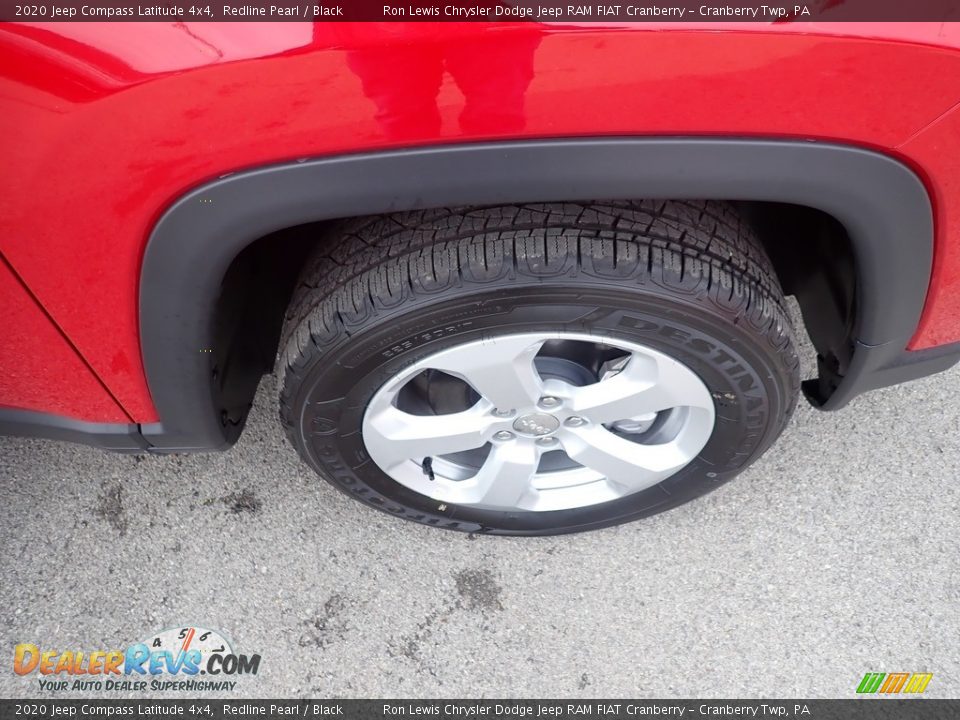 2020 Jeep Compass Latitude 4x4 Redline Pearl / Black Photo #9