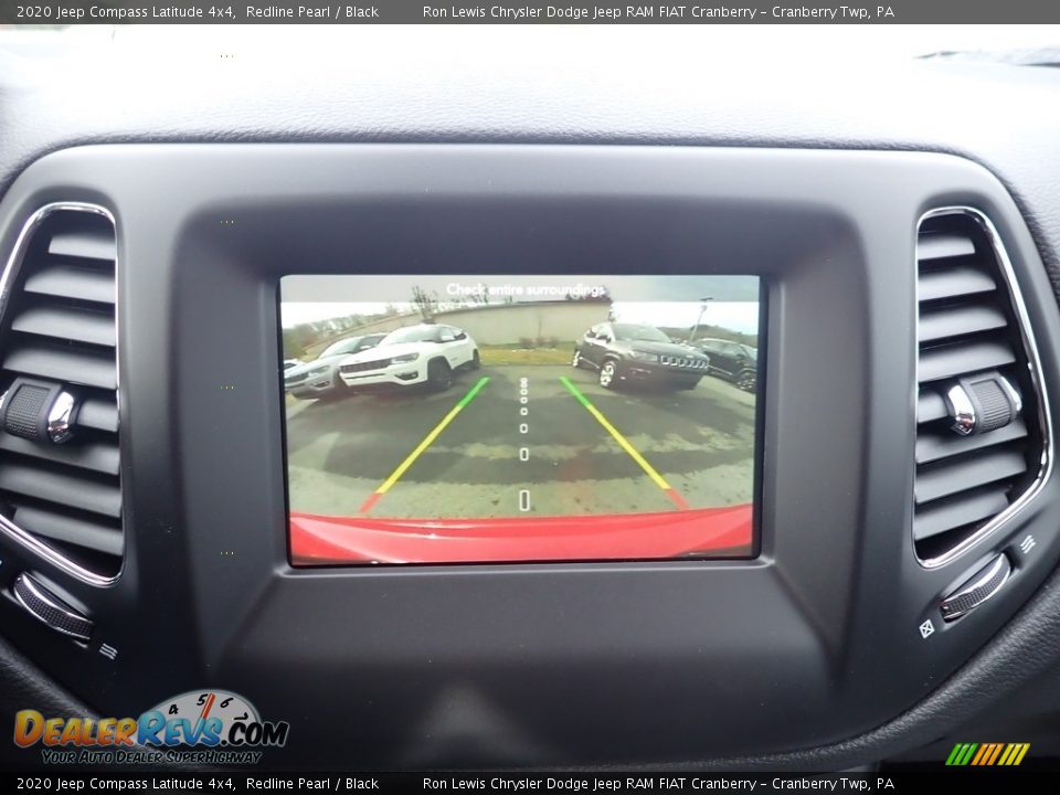 2020 Jeep Compass Latitude 4x4 Redline Pearl / Black Photo #17