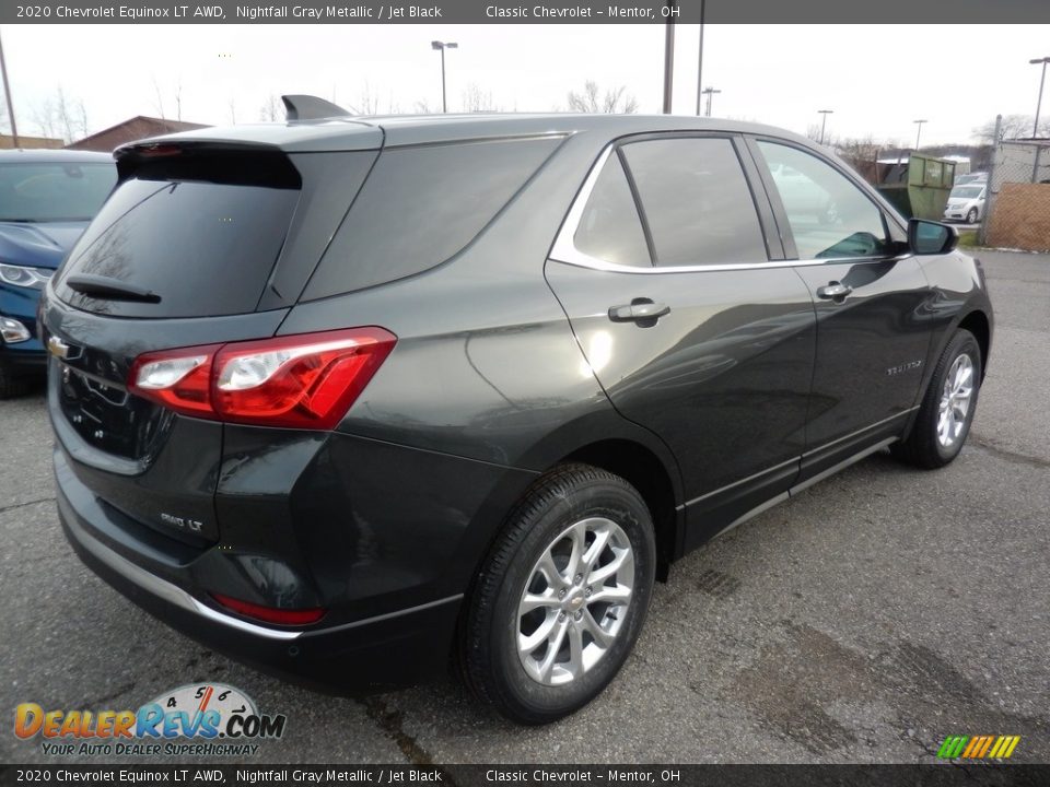 2020 Chevrolet Equinox LT AWD Nightfall Gray Metallic / Jet Black Photo #4