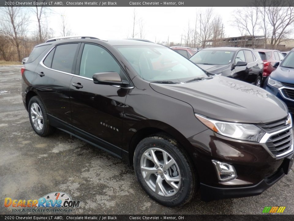 2020 Chevrolet Equinox LT AWD Chocolate Metallic / Jet Black Photo #3
