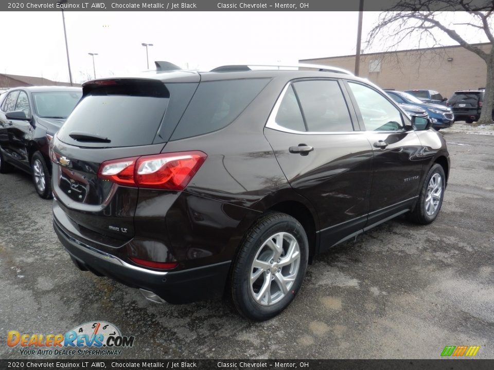 2020 Chevrolet Equinox LT AWD Chocolate Metallic / Jet Black Photo #4