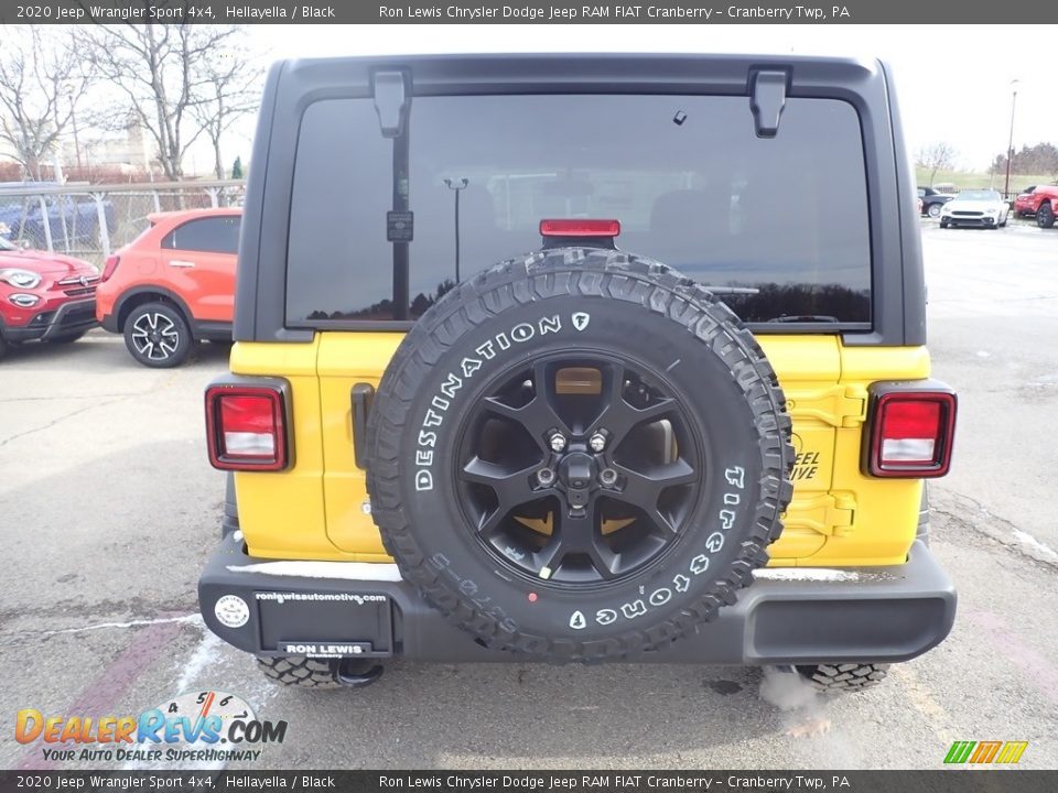 2020 Jeep Wrangler Sport 4x4 Hellayella / Black Photo #4