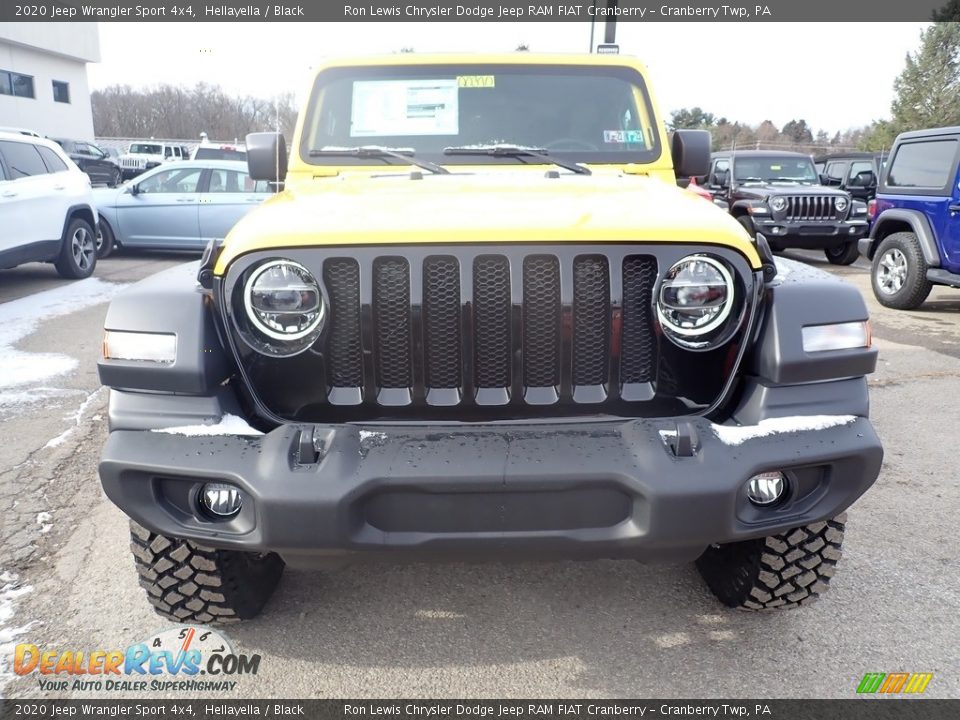2020 Jeep Wrangler Sport 4x4 Hellayella / Black Photo #8