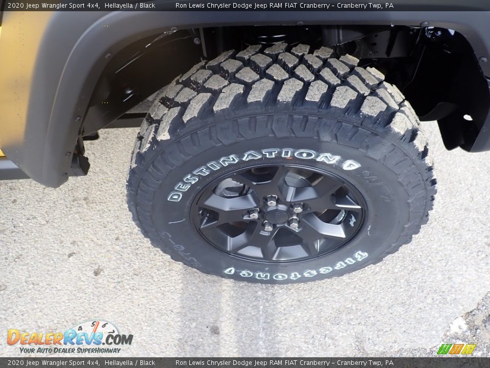 2020 Jeep Wrangler Sport 4x4 Hellayella / Black Photo #9