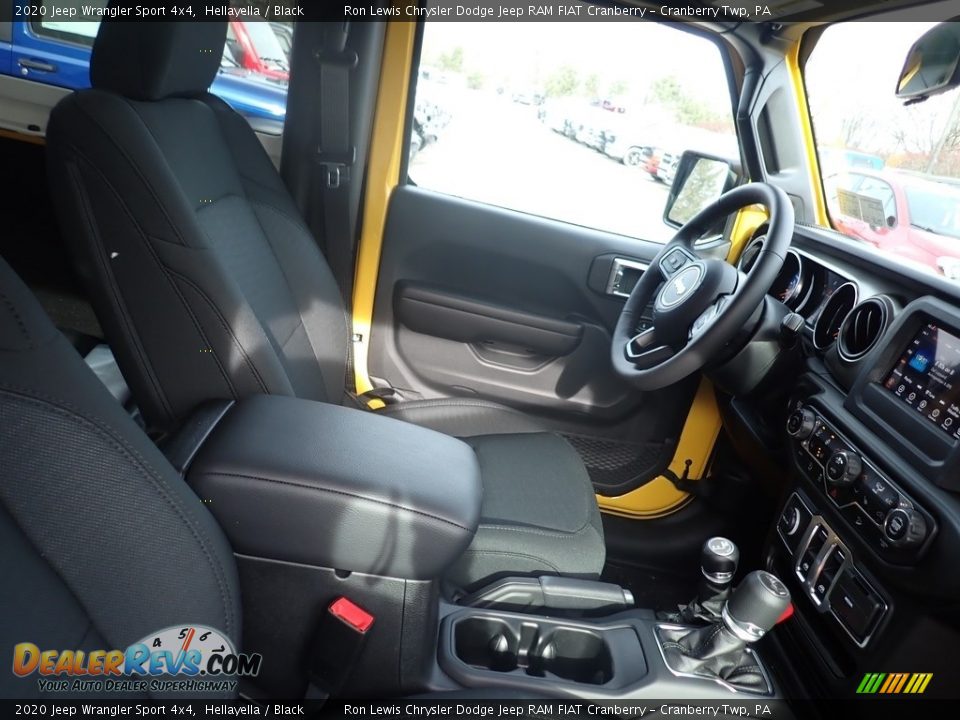 2020 Jeep Wrangler Sport 4x4 Hellayella / Black Photo #10