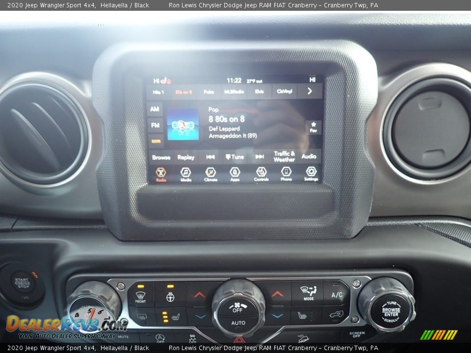 2020 Jeep Wrangler Sport 4x4 Hellayella / Black Photo #15