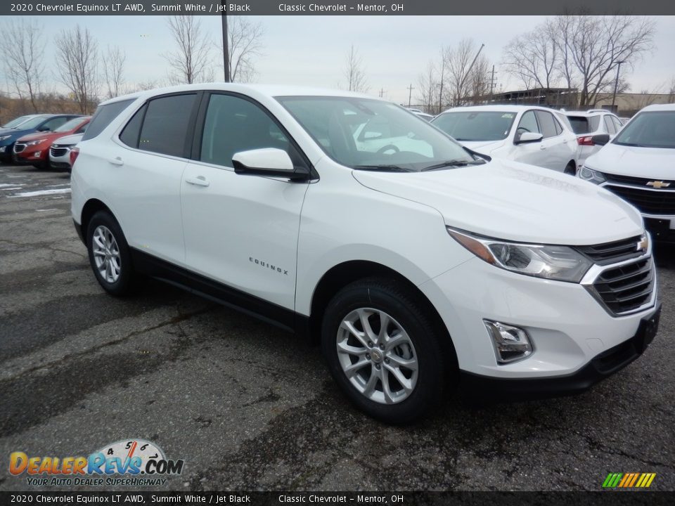 2020 Chevrolet Equinox LT AWD Summit White / Jet Black Photo #3