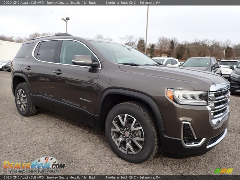 2020 GMC Acadia SLE AWD Smokey Quartz Metallic / Jet Black Photo #3