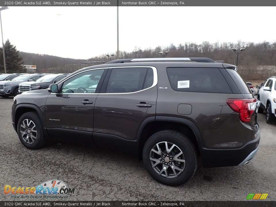 2020 GMC Acadia SLE AWD Smokey Quartz Metallic / Jet Black Photo #8