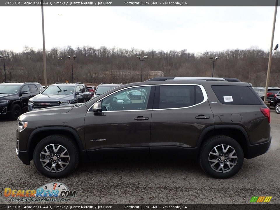 2020 GMC Acadia SLE AWD Smokey Quartz Metallic / Jet Black Photo #9