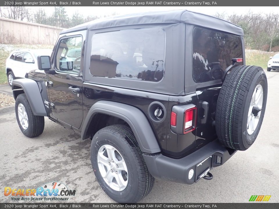 2020 Jeep Wrangler Sport 4x4 Black / Black Photo #3